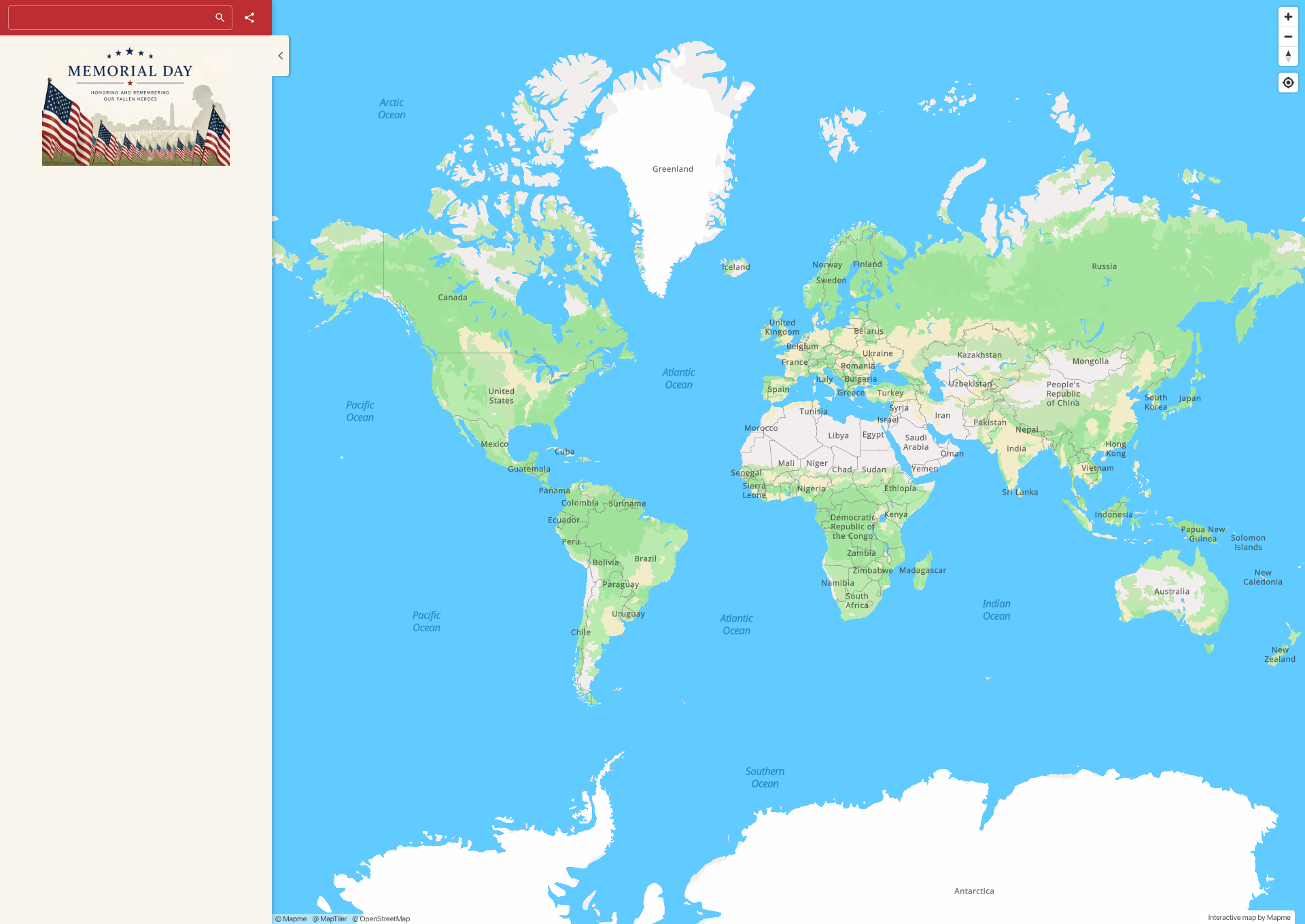 Memorial Day | Interactive Map