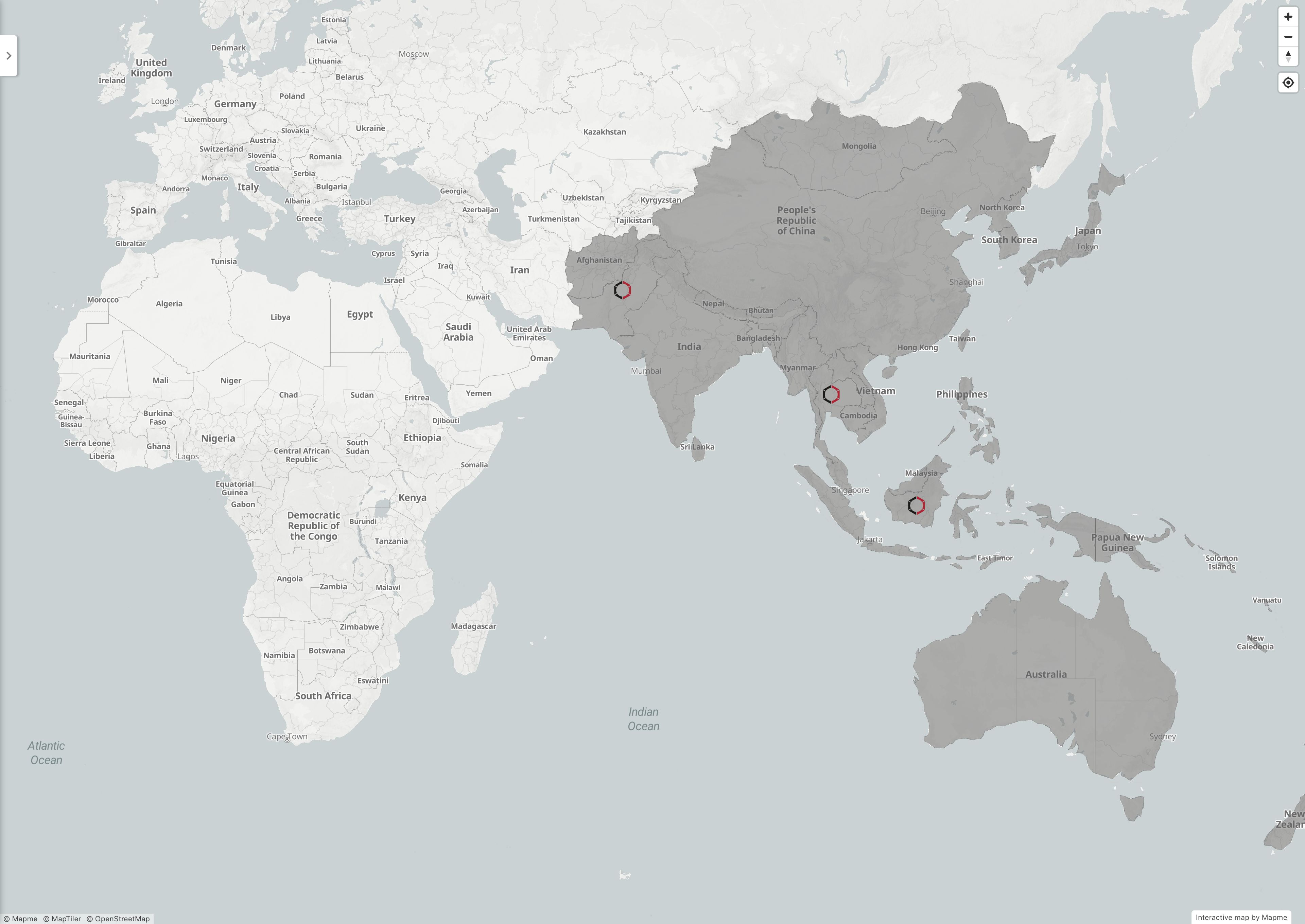 Asia Pacific Map | Interactive Map