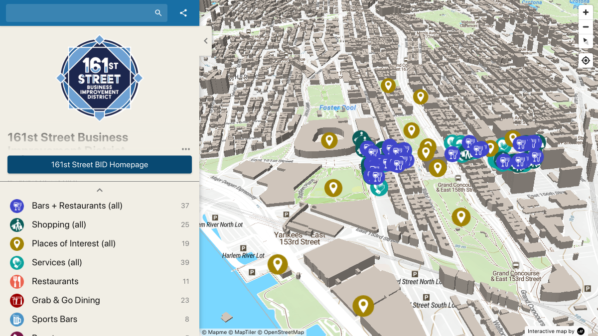 161st Street Business Improvement District | Interactive Map