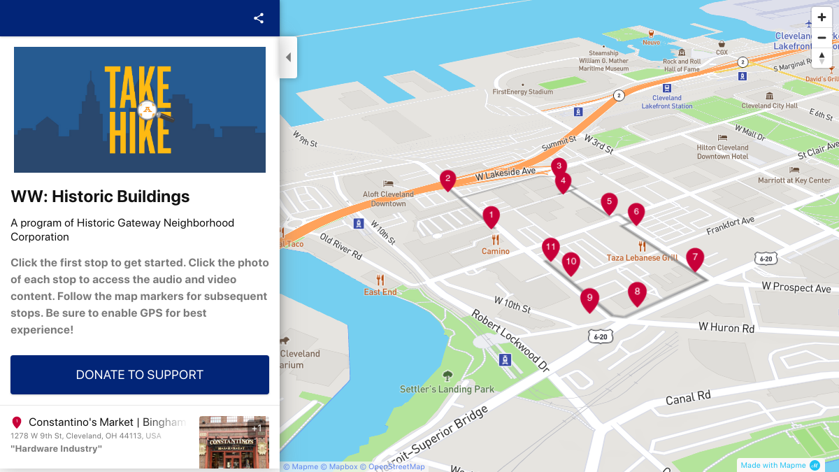 History Architecture | Interactive Map