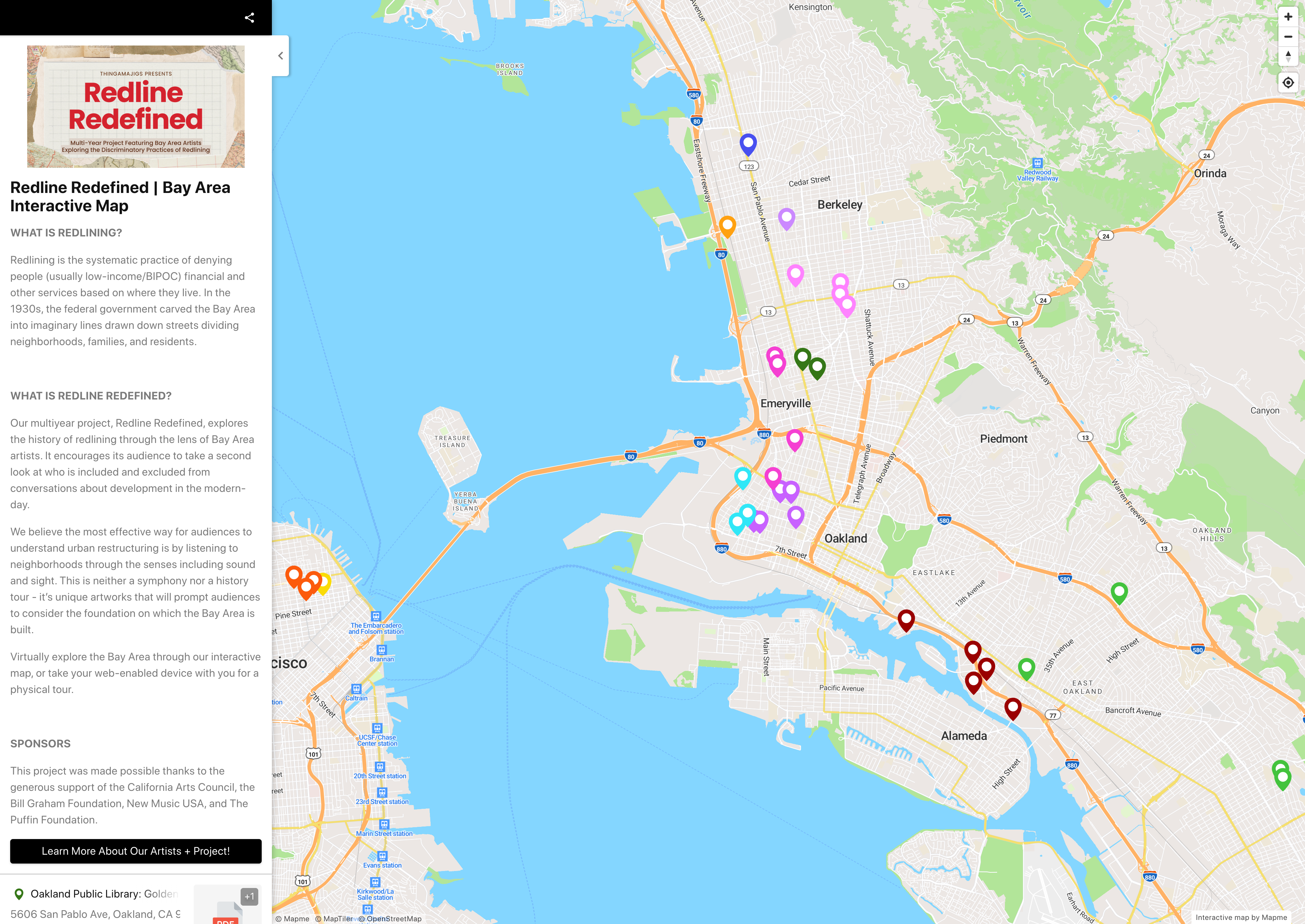 Redline Redefined | Bay Area Interactive Map | Interactive Map