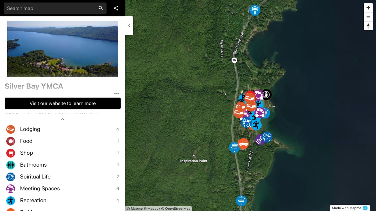 Silver Bay YMCA | Interactive Map