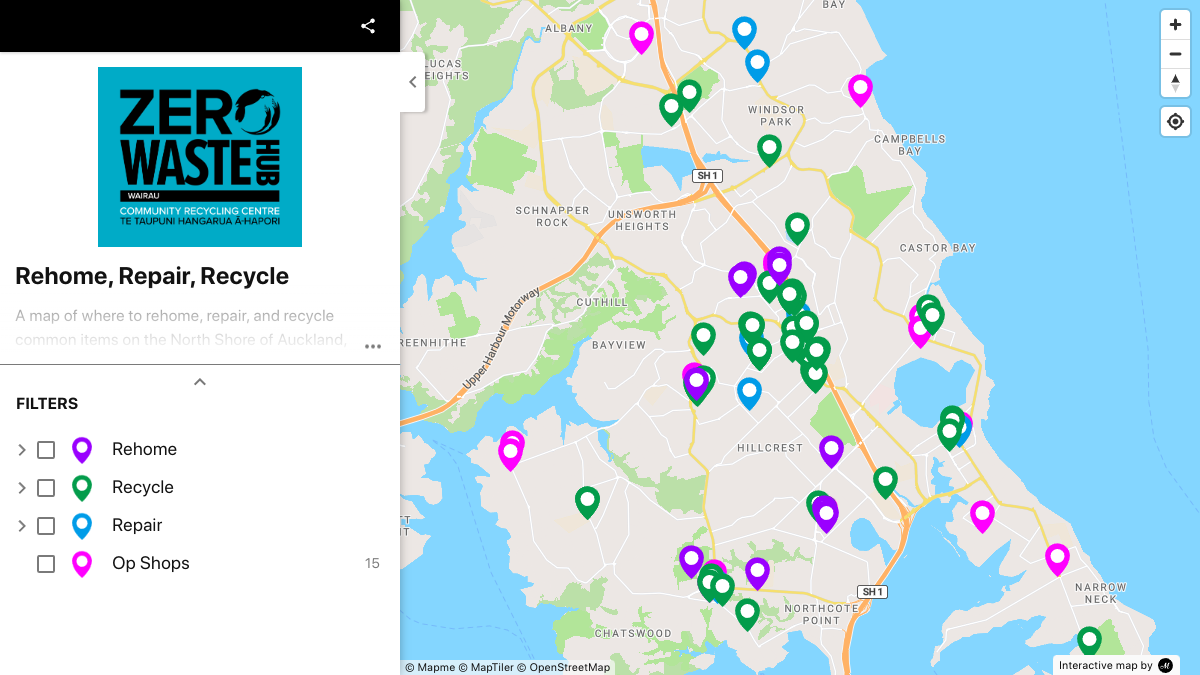 Rehome, Repair, Recycle | Interactive Map
