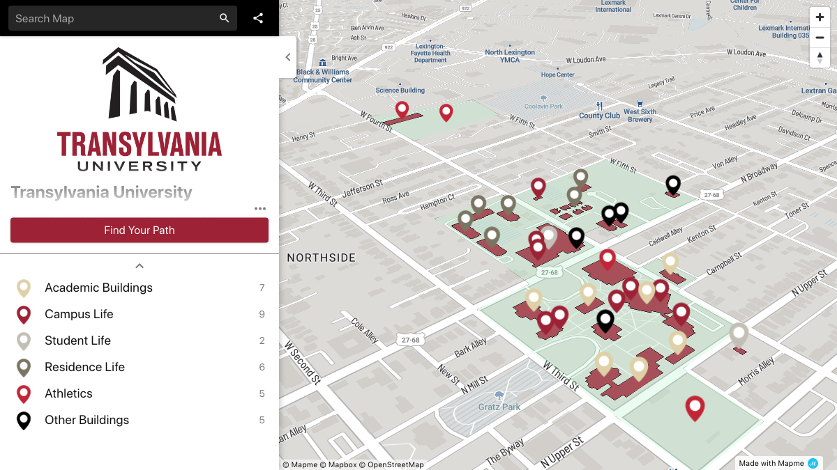 Self-Guided Tour of Campus | Interactive Map