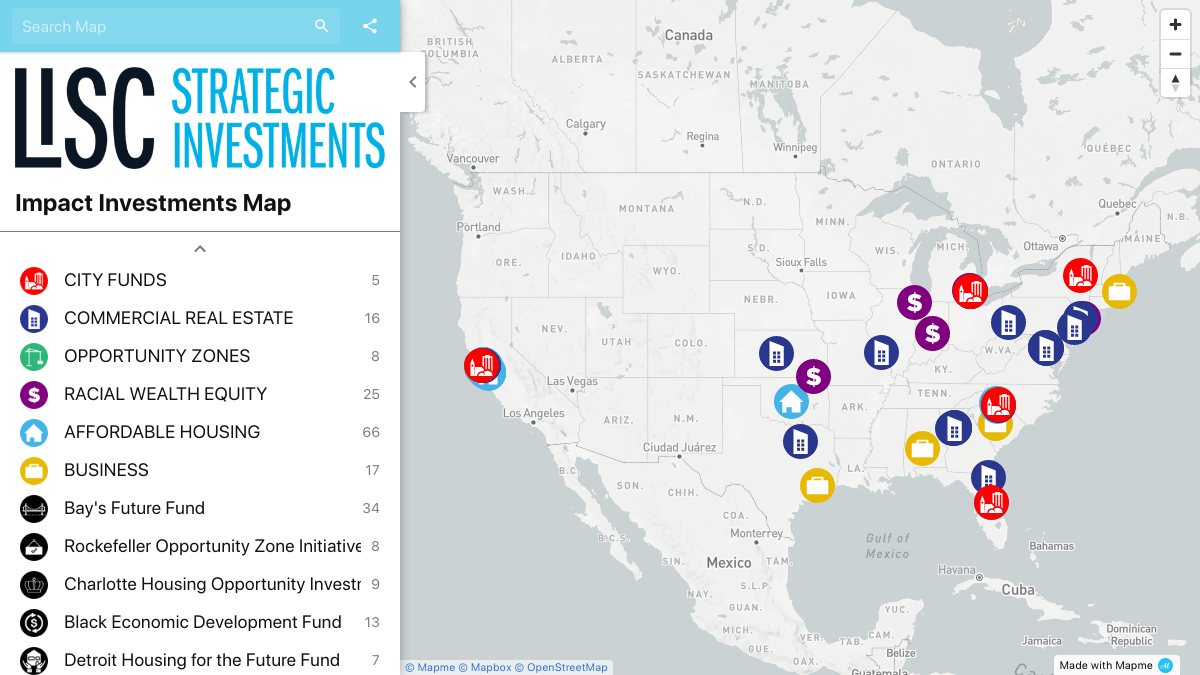 Impact Investments Map | Interactive Map