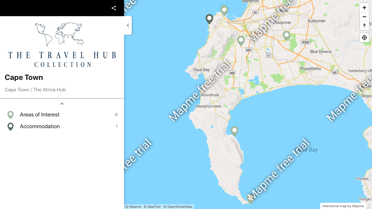 The Travel Hub Collection | Interactive Map