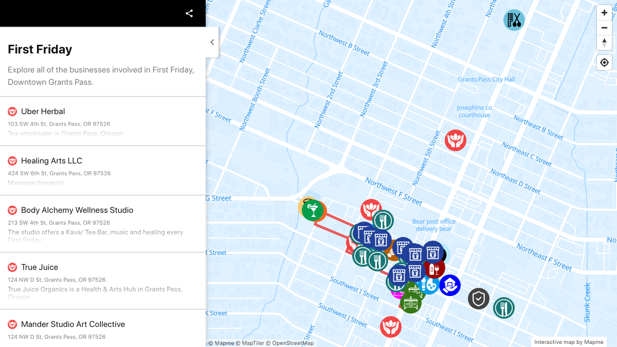 First Friday | Interactive Map