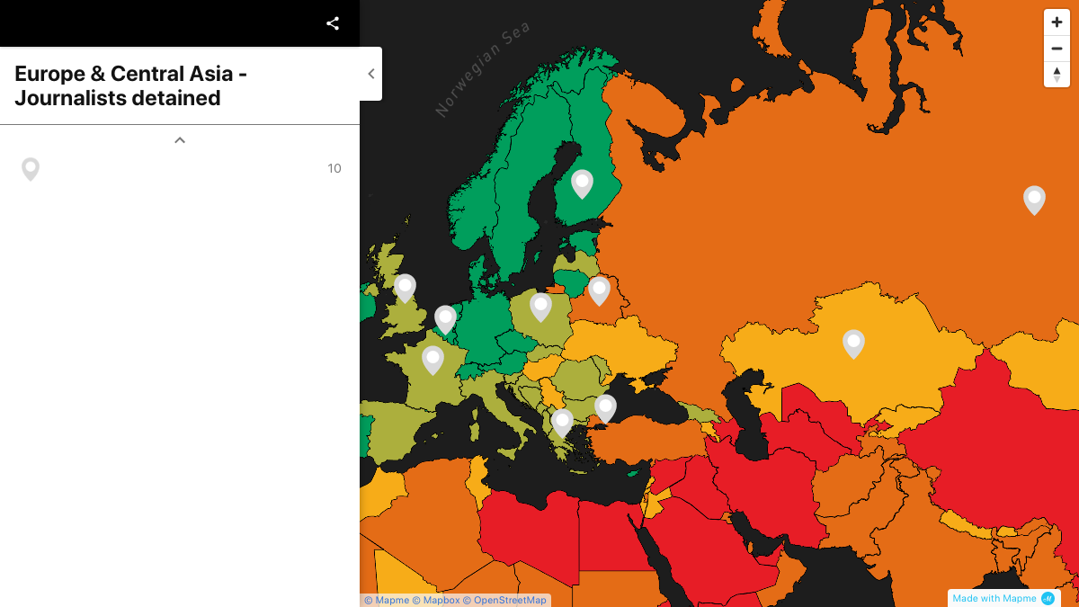 2025 Asia-Pacific: Protest restrictions | Interactive Map
