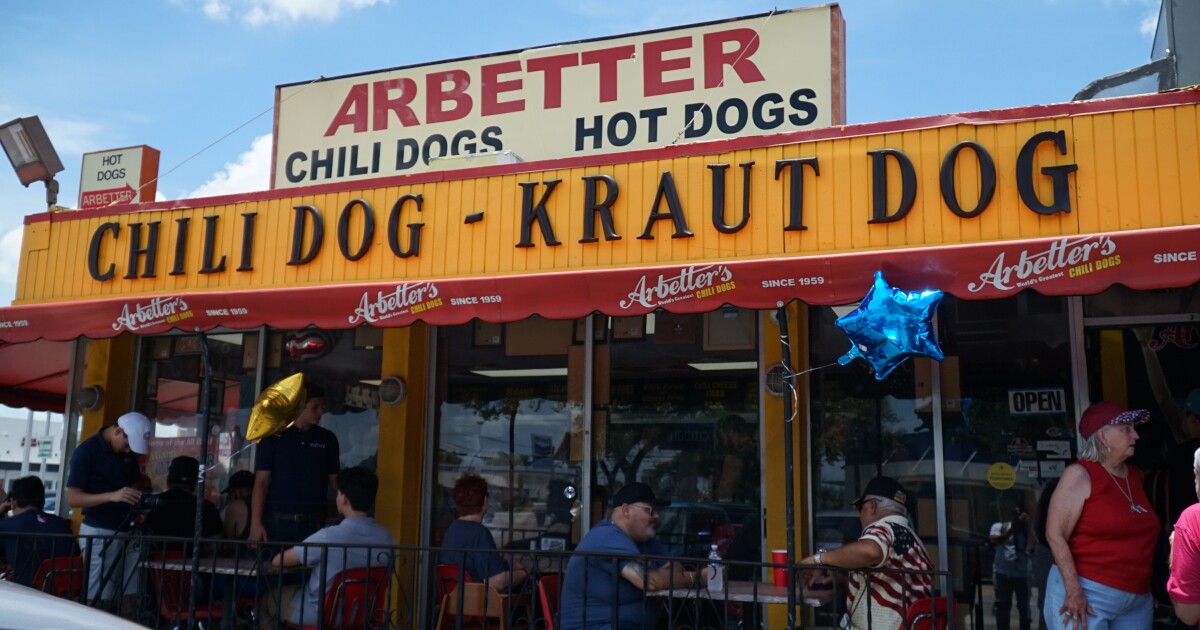 Arbetter's Hot Dogs, from George Arango’s published Miami Food Guide