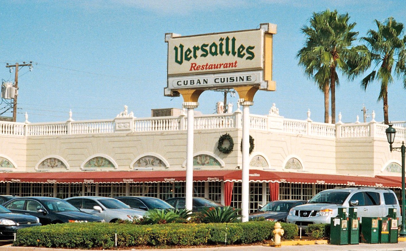 Versailles Restaurant Cuban Cuisine, from George Arango’s published Miami Food Guide